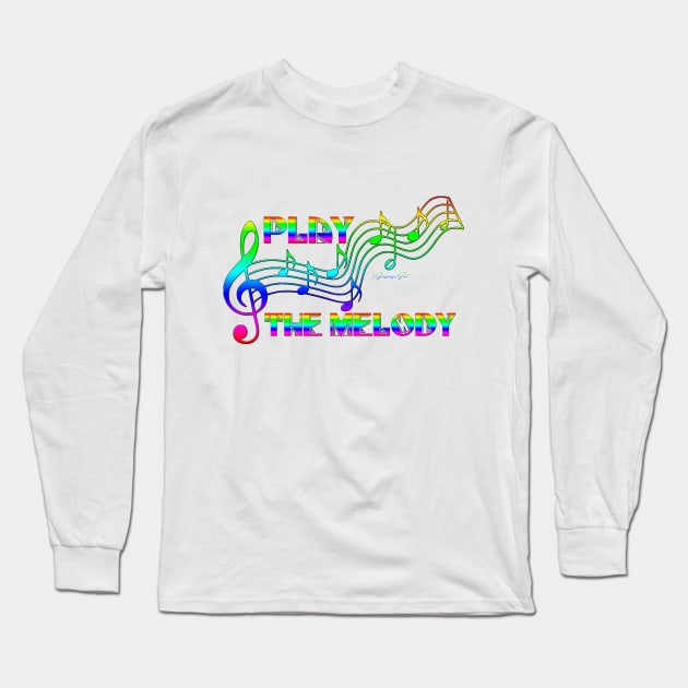 Playthemelody Long Sleeve T-Shirt by PjesusArt